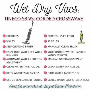 Tineco wet dry vacuum vs bissell crosswave