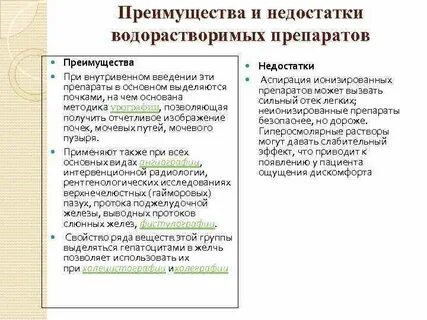 Преимущество препарат