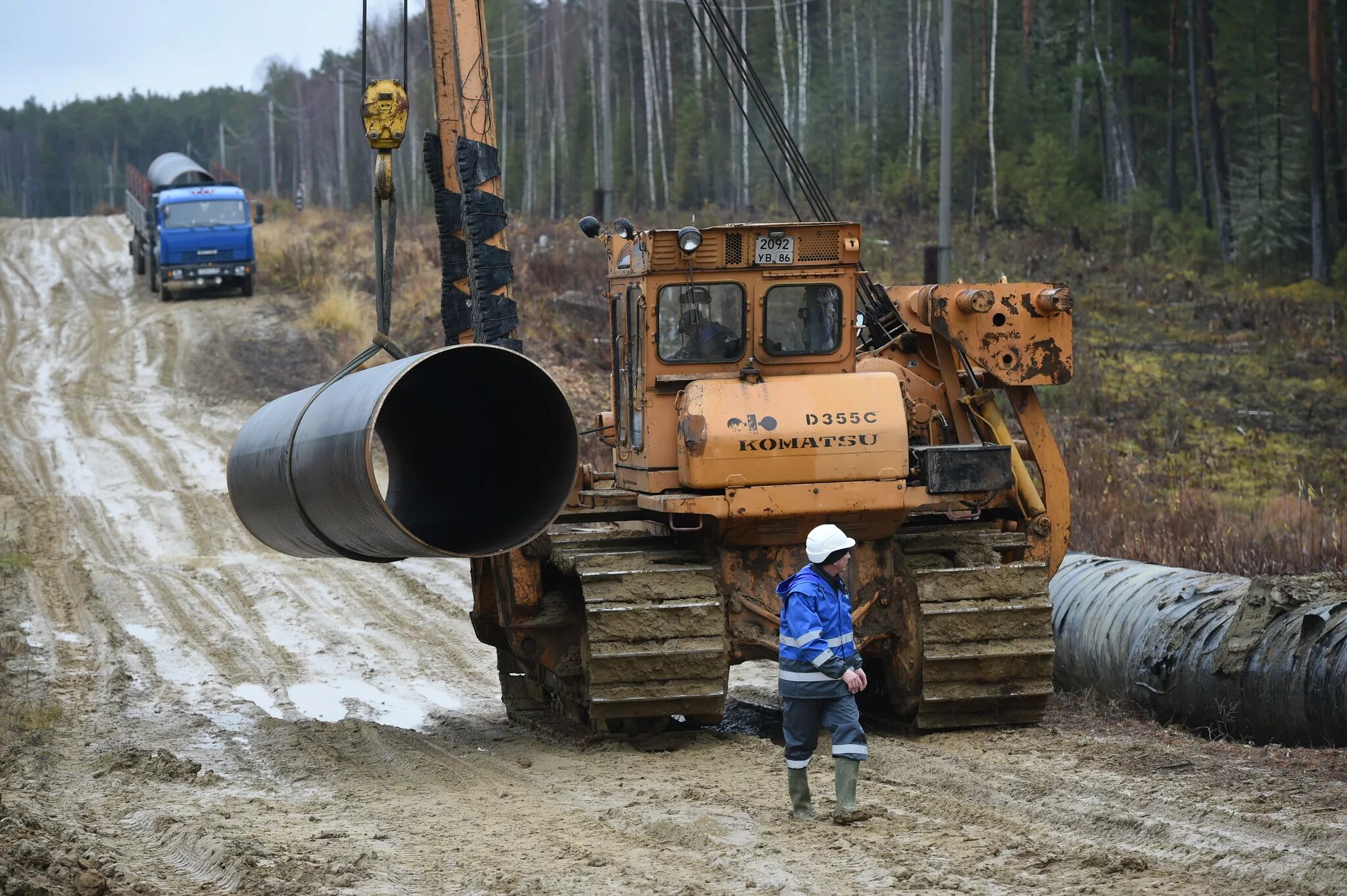 Магистральный газопровод трансгаз Югорск.