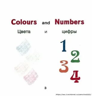 Цифры на английском для детей