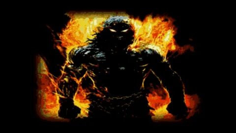 Disturbed inside the fire