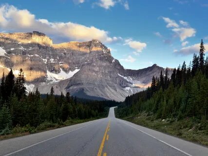 Download wallpaper Nature, Road, Mountains, Forest, Landscape, section nature in