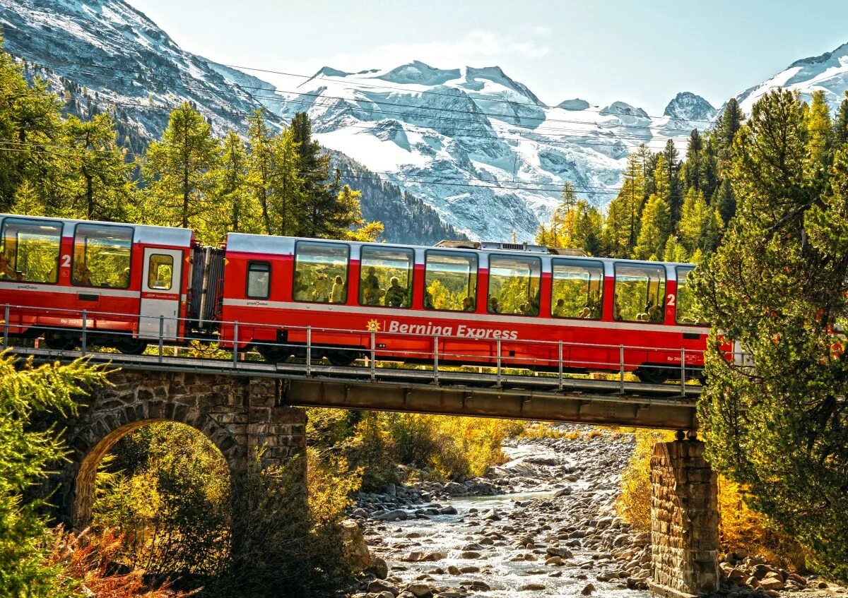 Bernina Express Торино санкть Моритц