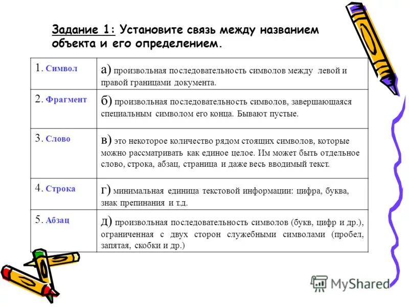 Установите соответствие между объектом и его определением. Установите соответствие между объектом и его определением. Установи соответствие между понятиями и определениями. Установите соответствие между понятием и определением ярлык. Установите соответствие между объектом и его определением.