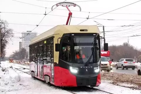 Новый трамвай бкм