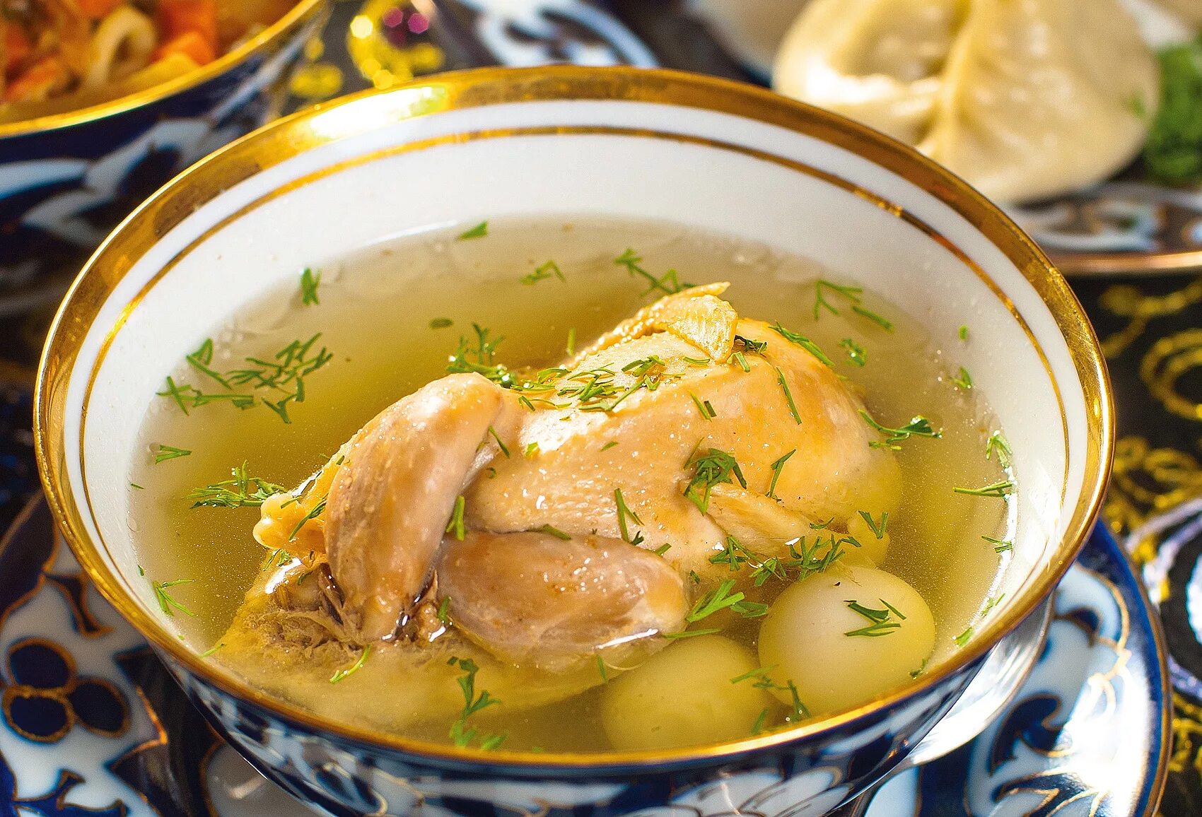 Бульон с курицей фото The advice of Xiao Li, or how to live properly to die completely healthy at the