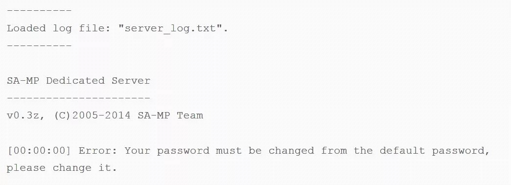 Error log txt file