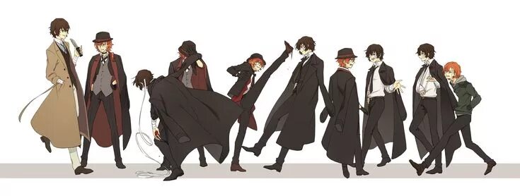 Великий из бродячих псов фото персонажей Stray mbti