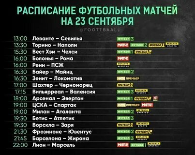 Расписание футбола в ростове