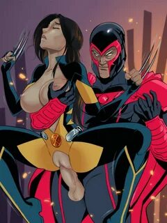 Max Eisenhardt and X-23 Vaginal Sex Superheroine Nipples 