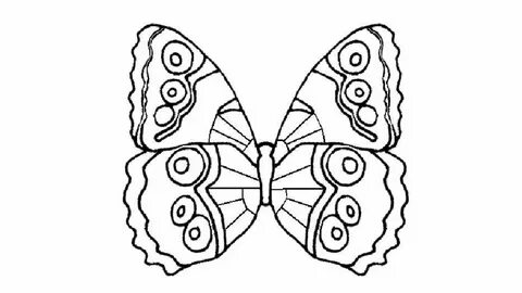 Dibujo de Mariposa para colorear y pintar #6247