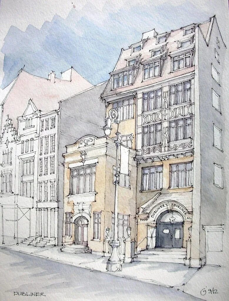 Акварель архитектура скетчинг санкт. Эскиз городского пейзажа. Скетч город. Наброски городского пейзажа. Скетчинг наброски.