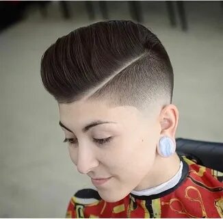 Женский барбершоп pixie fade