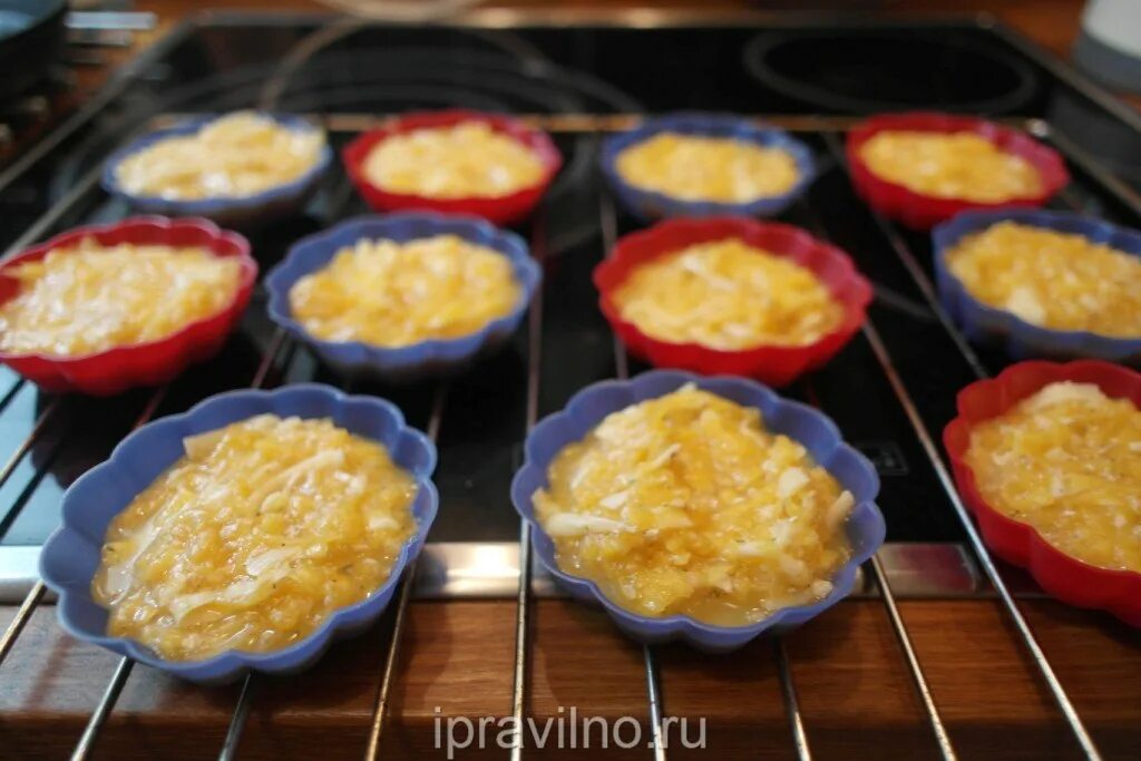 запеканка в формочках для кексов