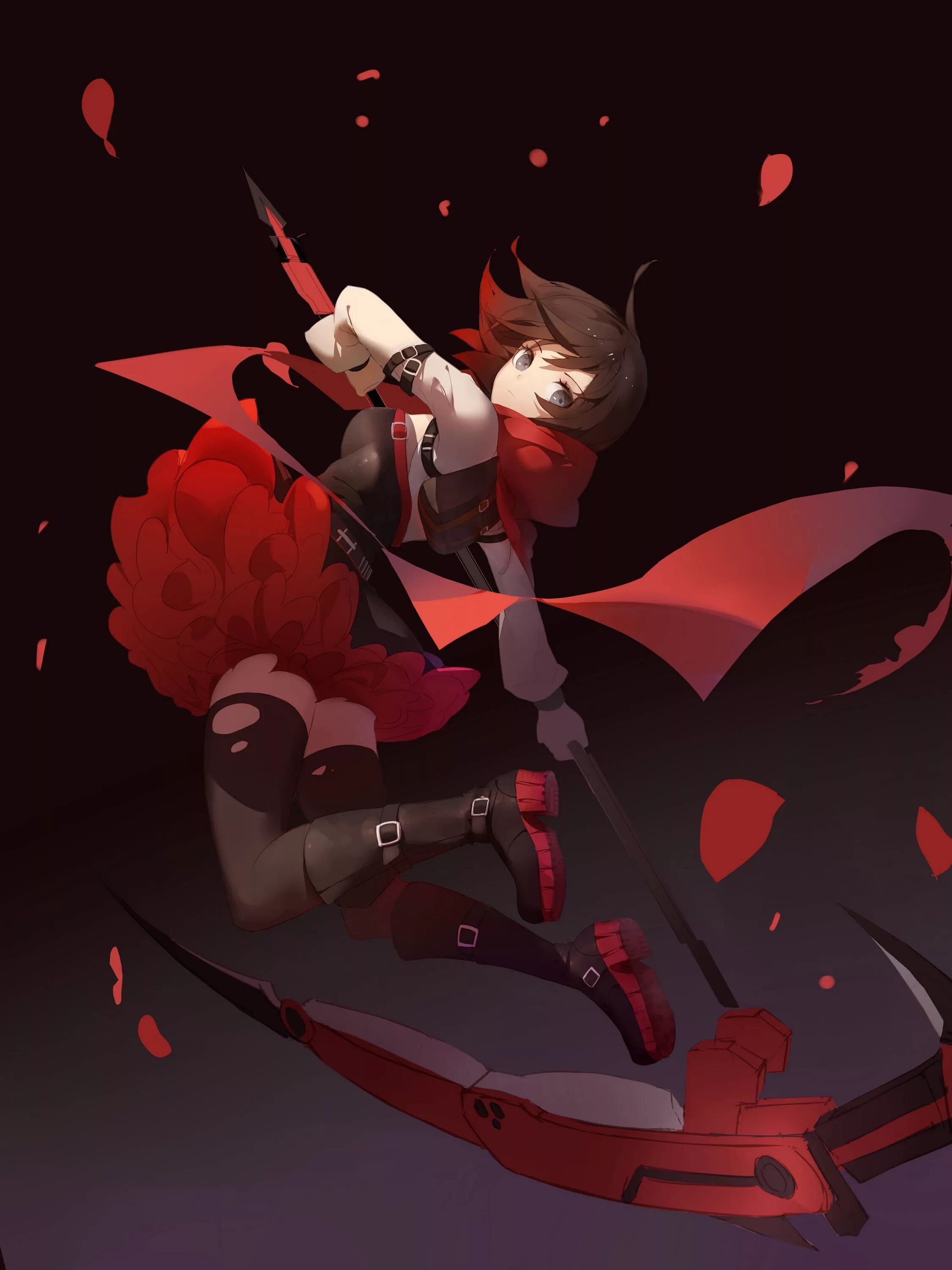 Руби Роуз RWBY Art. Ruby Rose из RWBY. Маленькая руби