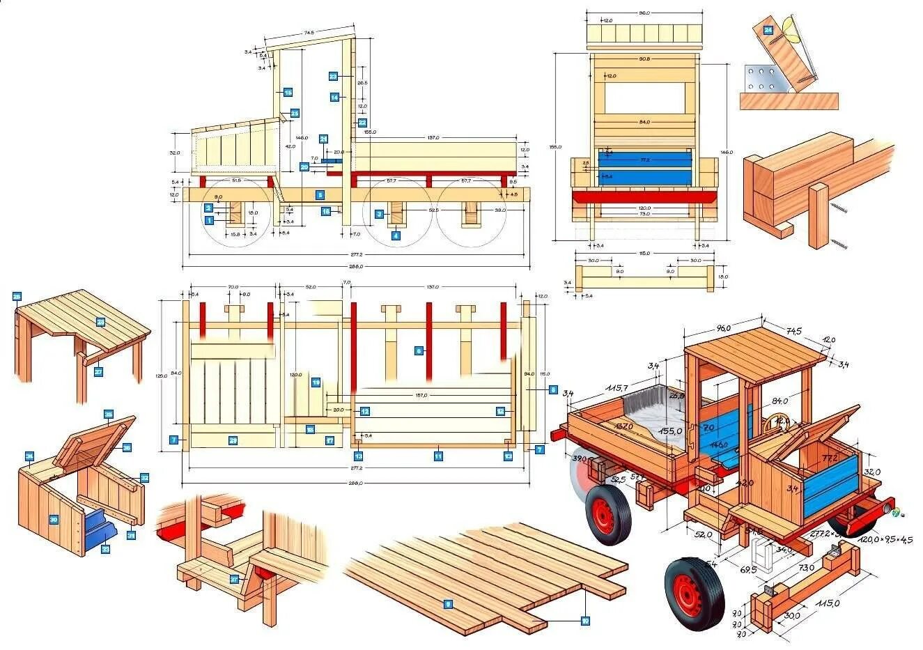 Собрать детскую машинку. Деревянная машина для детской площадки. Детская машина деревянная с песочницей. Чертеж деревянной машинки. Деревянный грузовик для детской площадки.