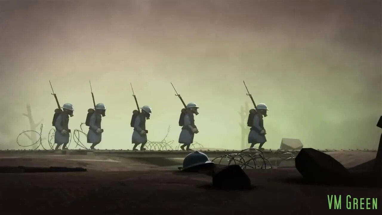 Крысы маршируют арт. How Soldiers Fight animated short.