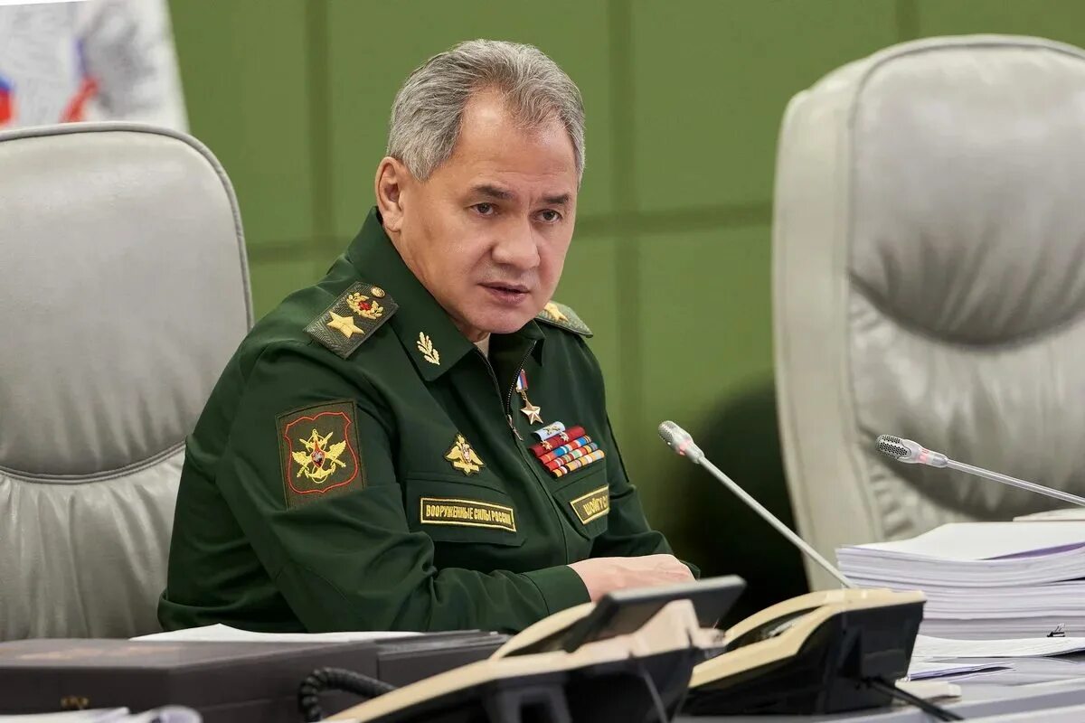 Где сейчас шойгу сегодня