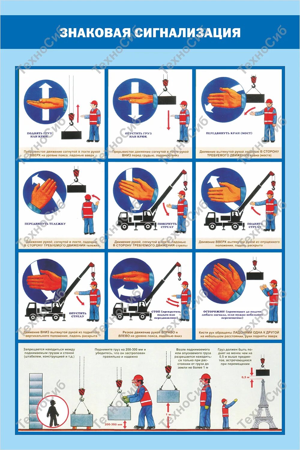 Знаковая сигнализация для машиниста крана мостового. Сигнализация стропальщика мостового крана. Знаковая сигнализация при перемещении грузов кранами схема. Знаковая сигнализация стропальщика крановщику.
