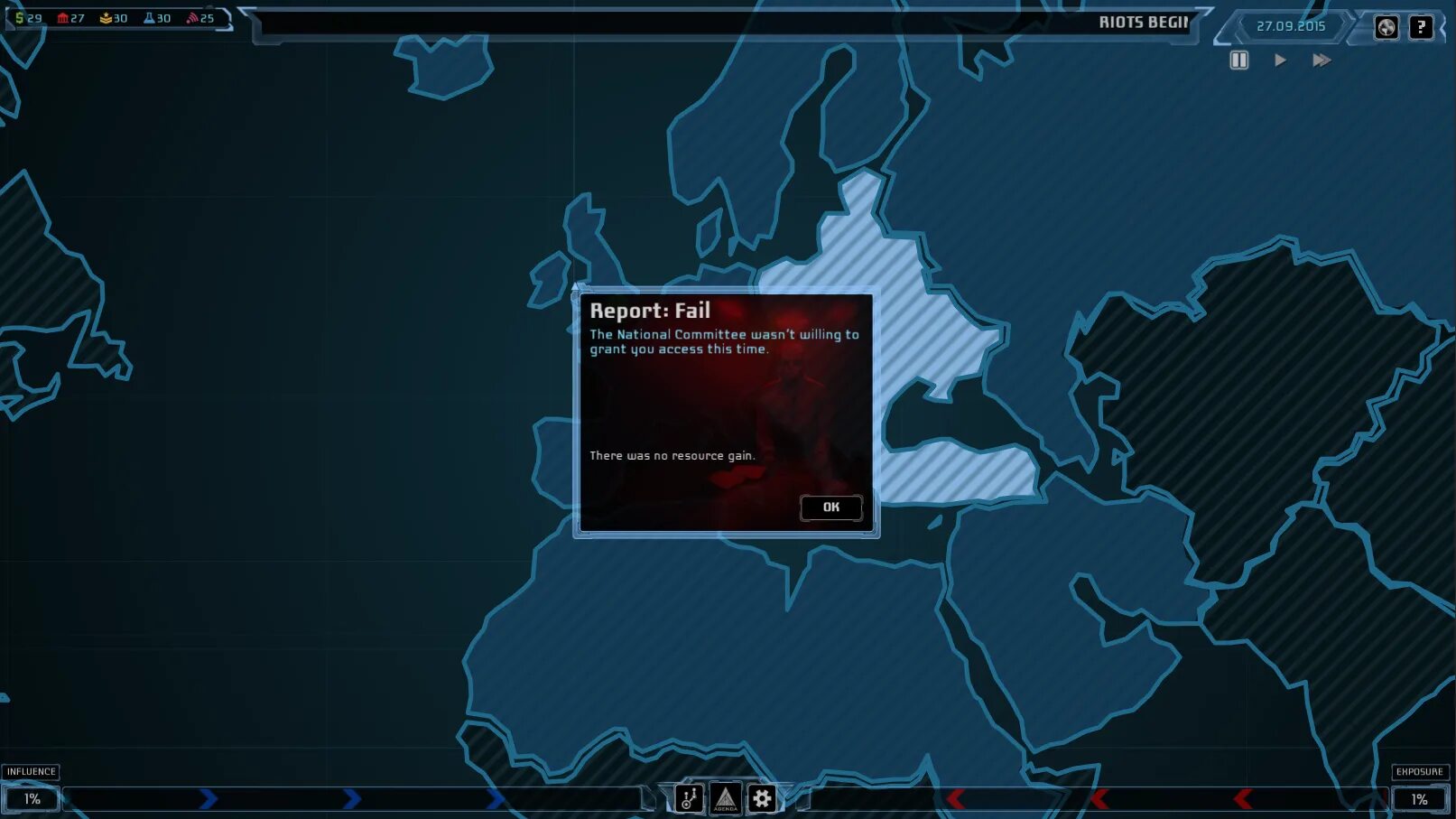 Report fail