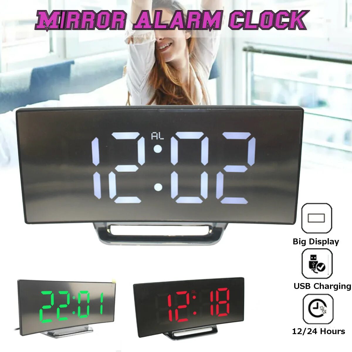 Как настроить часы 6507. Led Mirror Clock DT-6507. Часы led Mirror Clock na 6095. Электронные настольные часы DT 6507. Лед Миррор клок.