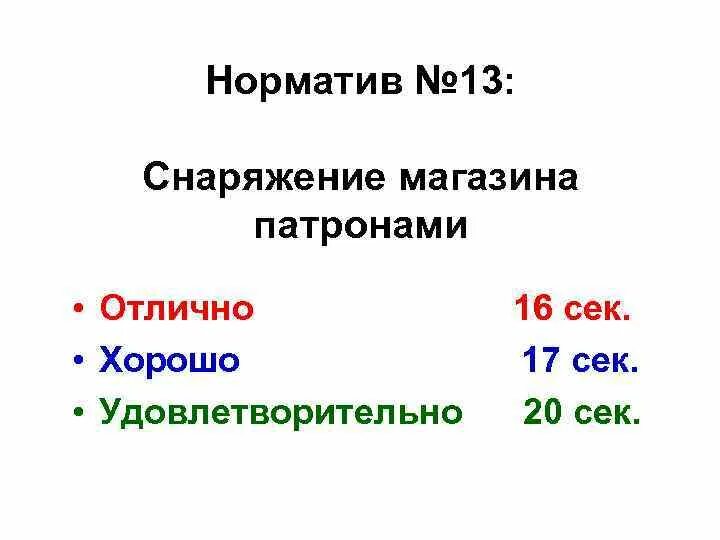 Выполнение нормативов пм