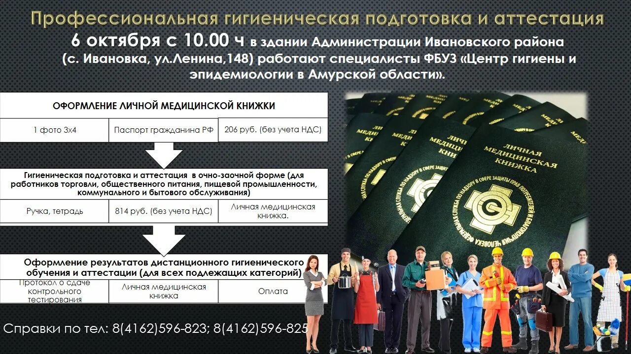 Пройти гигиеническое обучение и аттестацию