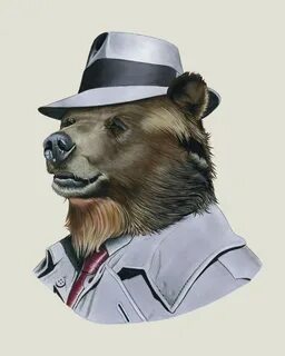 Медведь в шляпе