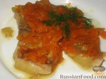 Рецепт камбалы в духовке с овощами