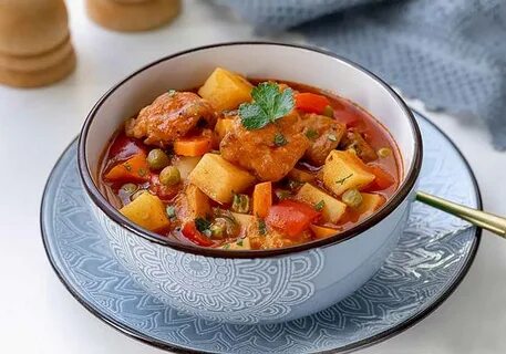 Рагу с ребрышками и овощами