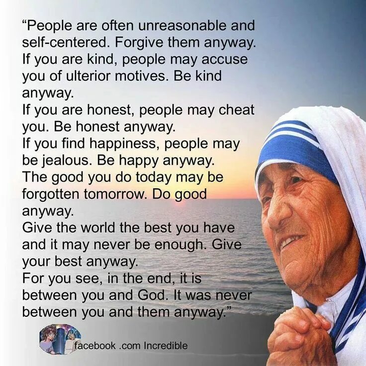 Mother Teresa quotes. Mother Teresa цитаты на англ.