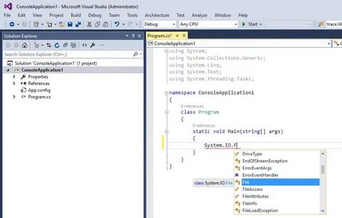 Ссылка visual studio
