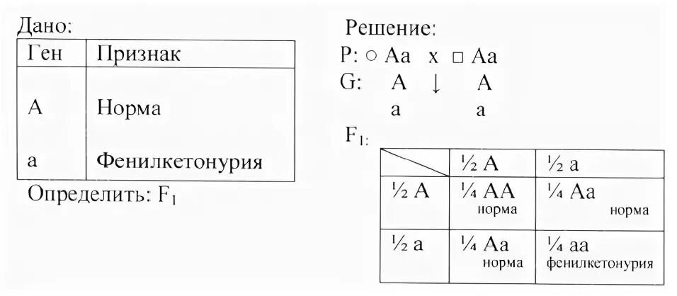 Одна из форм шизофрении наследуется как рецессивный