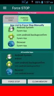 Force stop