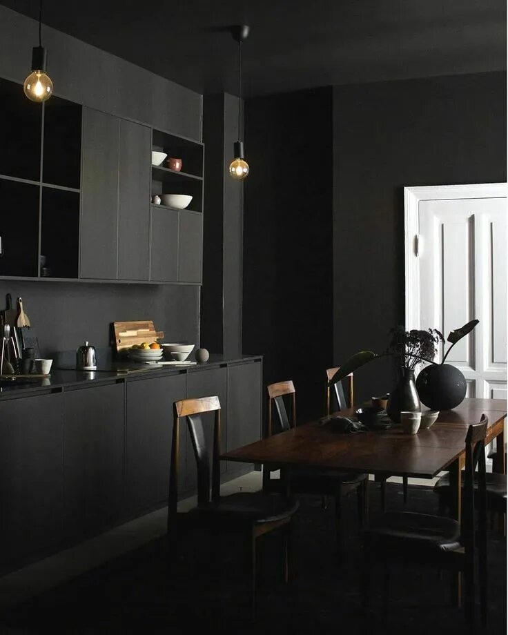 Monochrome Magic in Holland Kitchen colors, Kitchen interior, Paris kitchen