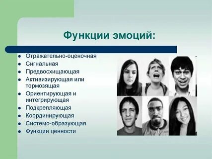 Функции переживаний