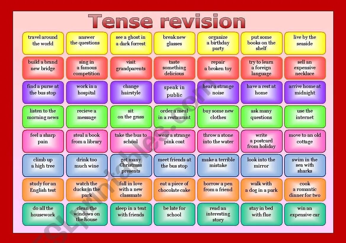 Present continuous revision. Mix of English Tenses игра. Tenses Board game. Verb Tenses Review Board game. Past Tenses в английском языке.