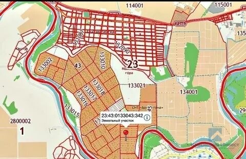 Карта елизаветинская