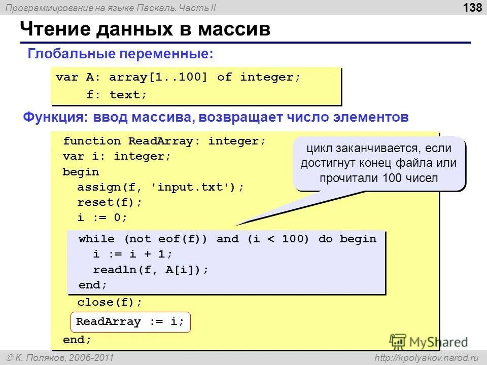 Int txt. Ввод данных массива на языке Pascal. Считывание массива с файла Паскаль. Массивы данных в Паскале. Что такое массив в программировании Паскаль.