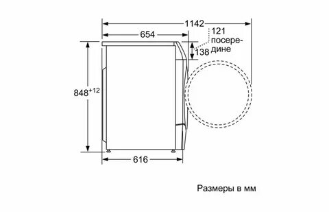 Сушильная машина 45 см глубина