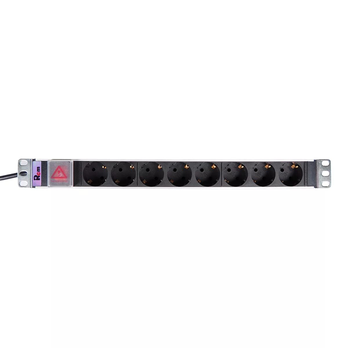 R 16 8s v 440. Блок розеток rem-16. блок розеток rem-16 (r-16-8s-v-440-1.8). блок силовых розеток rem rem-16. блок розеток rem-16 с выкл., 8 shuko, 16a, алюм., 19&quot;, шнур 1,8 м.