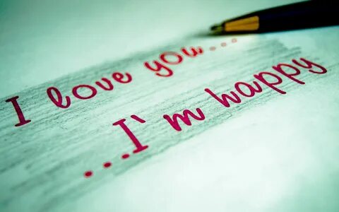 Покажи как пишется i love you