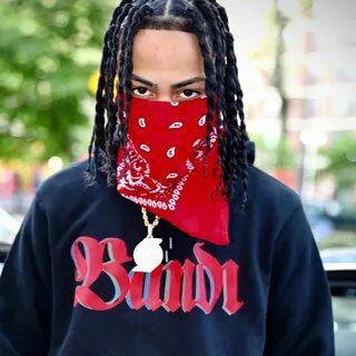 Rapper Kay Flock Swag Red Mask Wallpaper. 