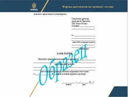 Заявление пишется собственноручно
