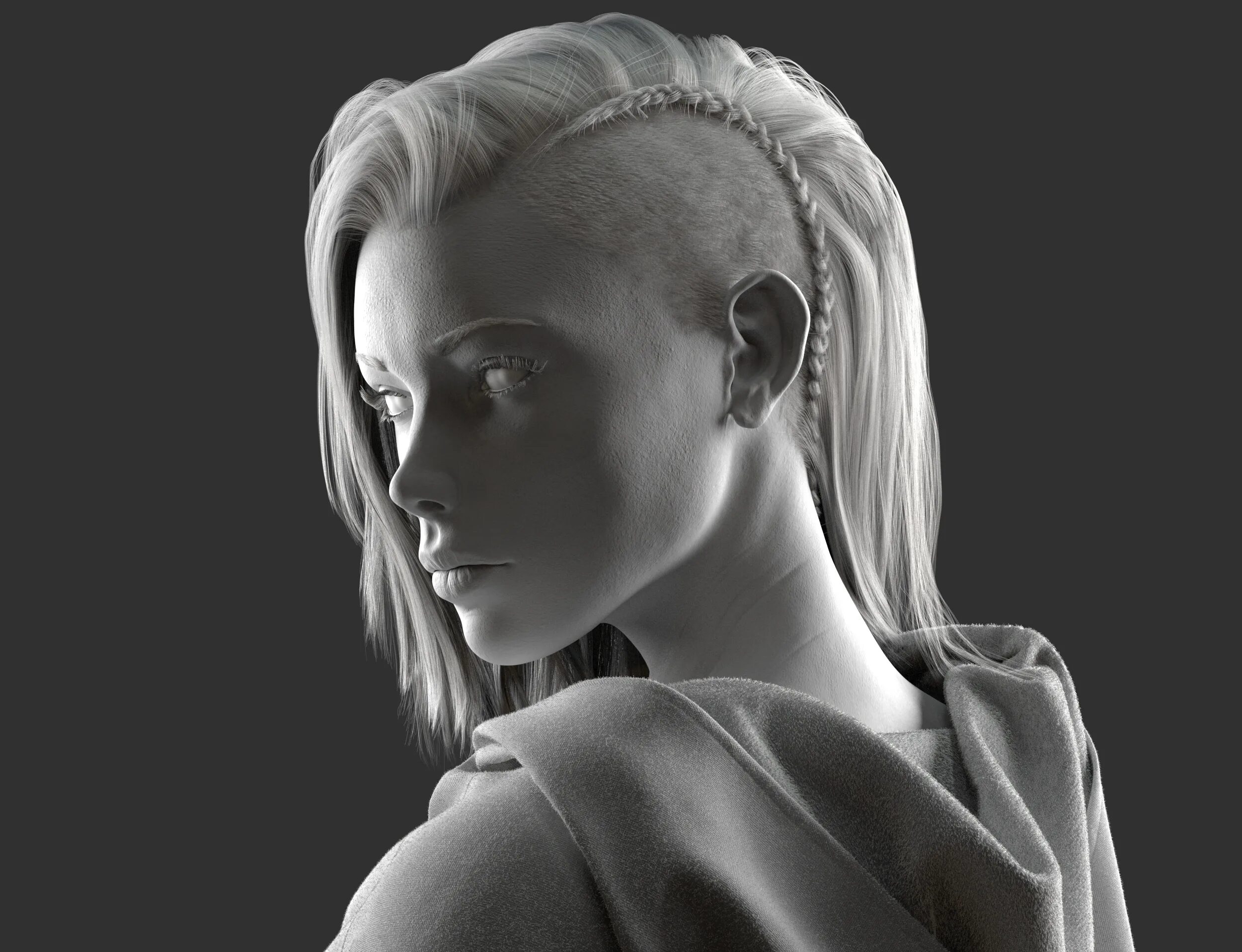 Realistic 3d models. Zbrush 2020 модель. 3д моделирование в Zbrush. Женская голова. Модель головы девушки.