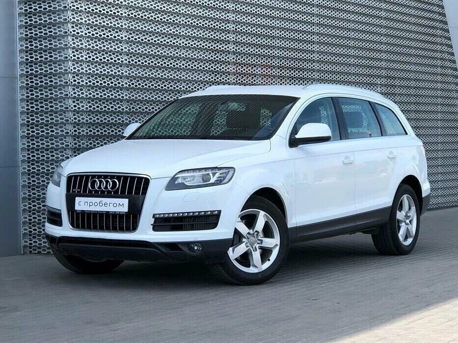 Audi q7 2012. Audi q7 2012 белая. Ауди ку 7 2012. Ауди ку 7 Рестайлинг. Купить ауди ку7 с пробегом