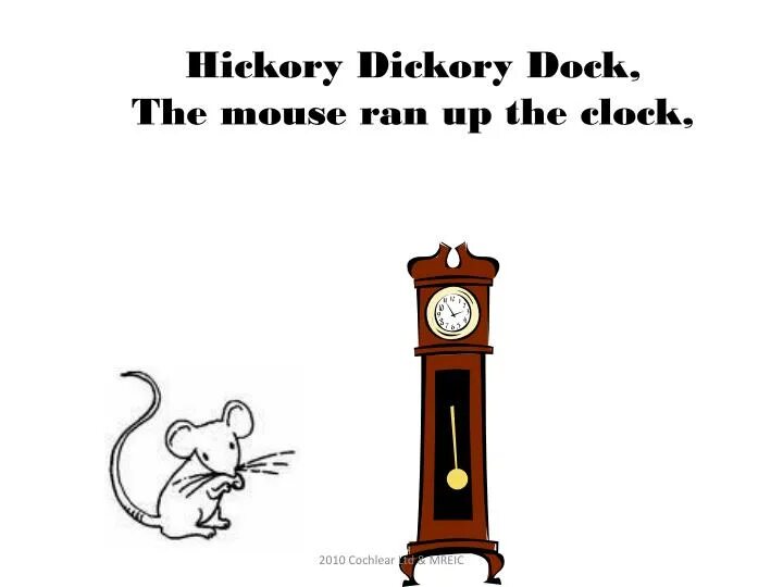 The mouse is on the clock
