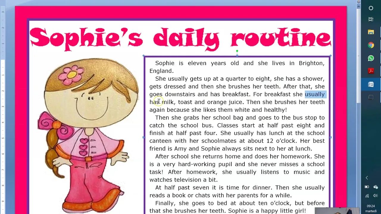 My Daily Routine топик. Английский Daily Routine. Рассказ my Daily Routine. Слова Daily Routine. What your friend to read
