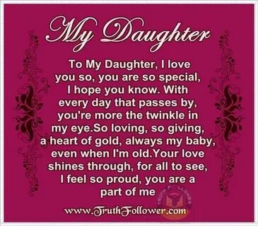 Live with me daughter