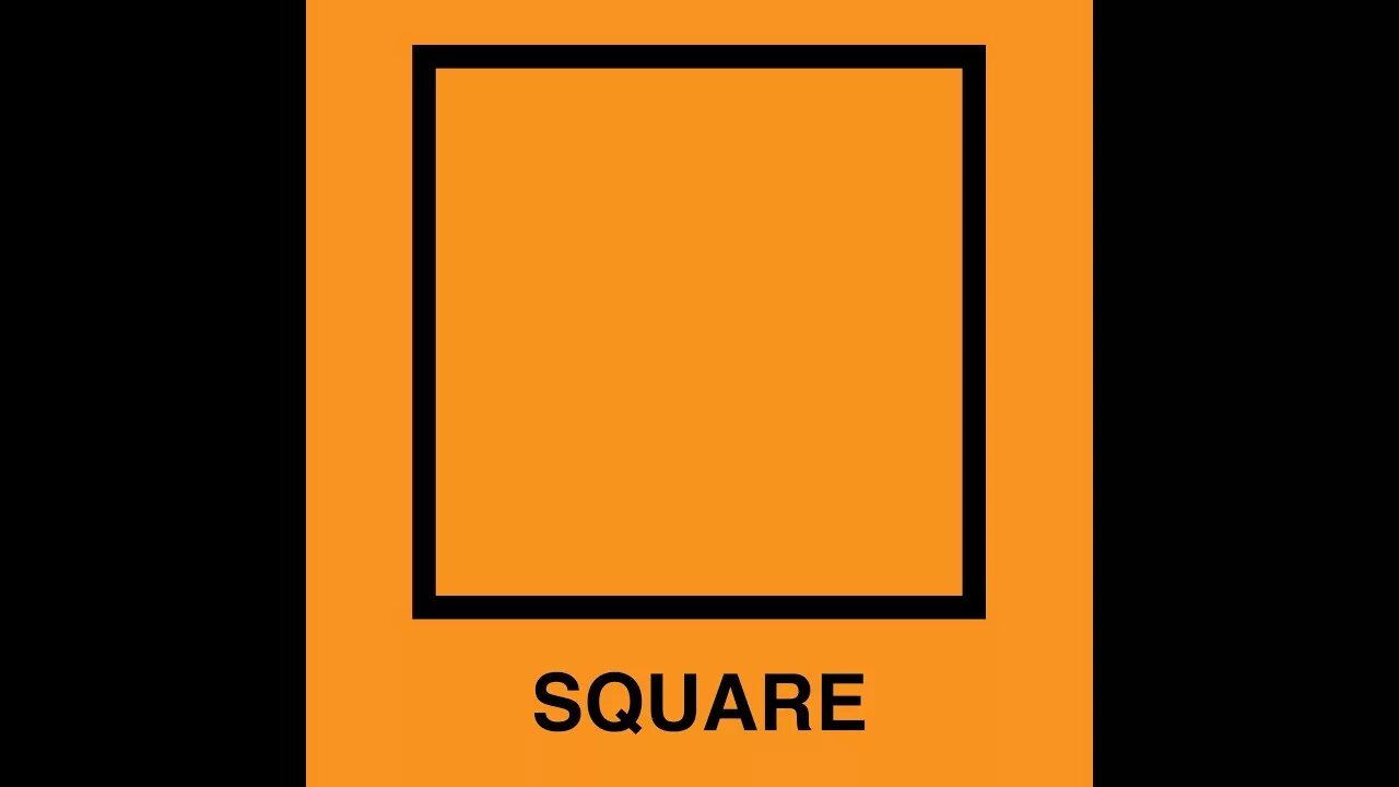 Square Shape. Квадрат 2017 Постер. Shapes Song. Learn Squared teros Cose.